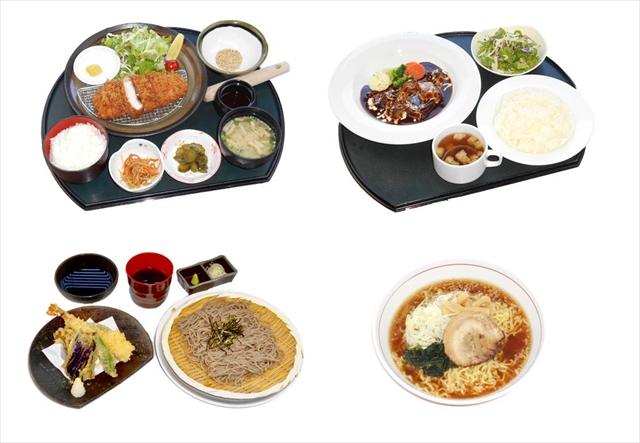 お食事は和食、洋食とさまざまなメニューを取り揃えております。